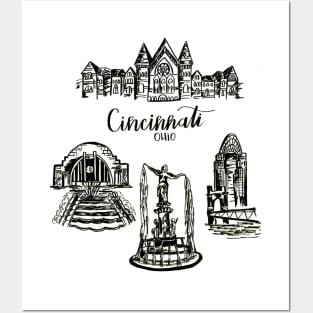 Cincinnati Landmarks Posters and Art